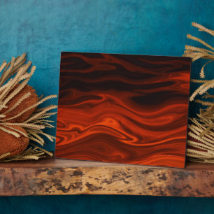 Plaque Photo Incendie liquide par Shirley Taylor