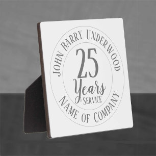 Plaque Photo Indemnité pour service long ou retraite