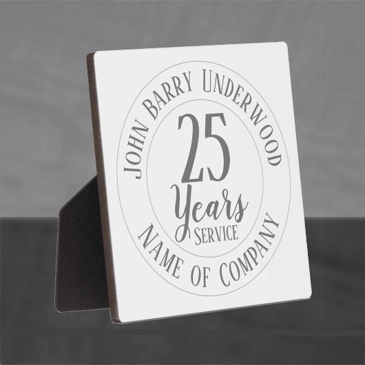 Plaque Photo Indemnité pour service long ou retraite