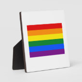 Plaque Photo Indicateur gay pride (Recto)