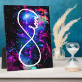 Plaque Photo Infini AMOUR Coloré et amusant (Côté)