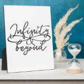 Plaque Photo Infinité & au-delà de l'interminable typo couples  (Côté)
