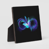 Plaque Photo Infinité brillante avec papillon magique (Recto)