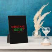 Plaque Photo Infirmière Cadeau de Noël (Côté)