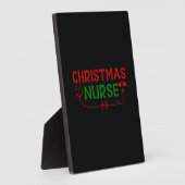 Plaque Photo Infirmière Cadeau de Noël (Côté)