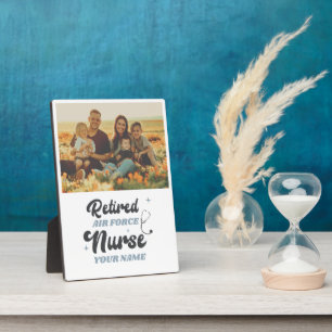 Plaque Photo Infirmière de la Force aérienne retraitée Photo pe