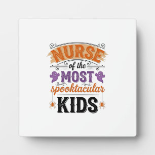Plaque Photo Infirmière d'Halloween Spooktacular Enfants Design