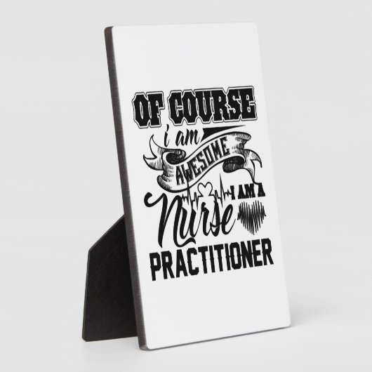 Plaque Photo Infirmière formatrice (Côté)