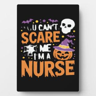 Plaque Photo Infirmière Halloween sorcière drôle Nourriture ess