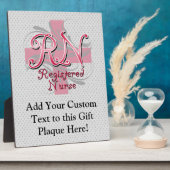 Plaque Photo Infirmière inscrite, persiennes de croix rose (Côté)