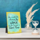 Plaque Photo Infirmière pour étudiants; tendance et hanche (Côté)