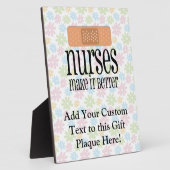 Plaque Photo Infirmières et infirmiers, Bandage (Côté)