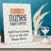 Plaque Photo Infirmières et infirmiers, Bandage (Côté)