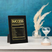 Plaque Photo Informations nutritionnelles sur le succès de cade (Côté)