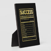 Plaque Photo Informations nutritionnelles sur le succès de cade (Côté)