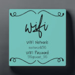 Plaque Photo Informations WIFI du visiteur Mot de passe<br><div class="desc">Ce design a été créé par art numérique et peut être personnalisé dans la zone fournie par le changement de la photo et/ou du texte. Vous pouvez également le customiser en choisissant l'option cliquer pour customiser une autre option et supprimer ou modifier la couleur de l'arrière - plan, ajouter du...</div>