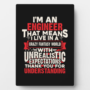 Plaque Photo Ingénieur Je Suis Ingénieur