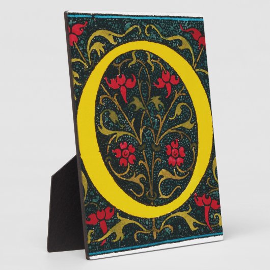 PLAQUE PHOTO INITIAL O, 1520. (Côté)