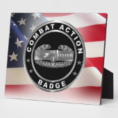 Plaque Photo Insigne d'action au combat (Côté)