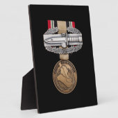 Plaque Photo Insigne d'action de combat de l'OIF (Côté)