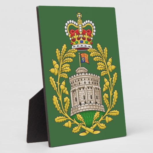 Plaque Photo Insigne de la Maison de Windsor (Côté)