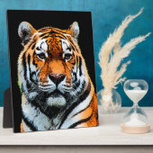 Plaque Photo Inspiration des yeux de tigre (Côté)