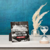 Plaque Photo Inspiration - Né Pour Gagner - Exercice (Insitu)