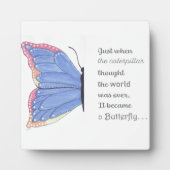 Plaque Photo Inspiration papillon (Devant)