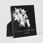 Plaque Photo Inspirational Bible Verse (Recto)