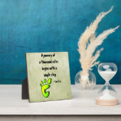 Plaque Photo Inspirational Lao Tzu Quote (Insitu)