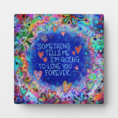 Plaque Photo Inspirational Love you Forever Citer Inspirivity (Devant)