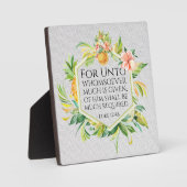 Plaque Photo Inspirationnel (Recto)