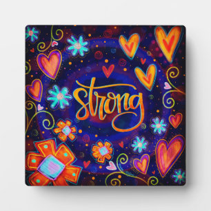 Plaque Photo Inspirationnel Fort Moderne Inspiritisme Easel