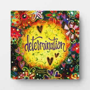 Plaque Photo Inspirationnel Pretty Determination Inspirivity