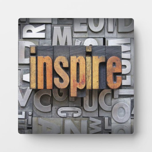 Plaque Photo Inspirer (Devant)