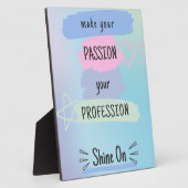 Plaque Photo Inspirer La Citation Motivationnelle Sur La Passio (Côté)