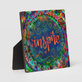 Plaque Photo Inspirer Pretty Motivational Inspirivational Easel (Recto)