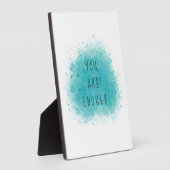 Plaque Photo Inspirer Vous Êtes Assez Simple Citation D'Affirma (Côté)