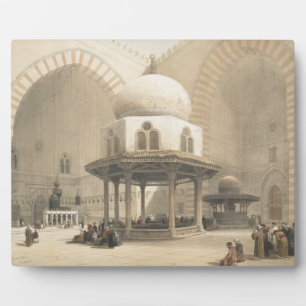 Plaque Photo Intérieur de la mosquée du Sultan El Ghoree, Ca