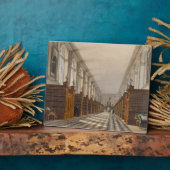 Plaque Photo Intérieur de Trinity College Library, Cambridge, f (Côté)