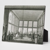 Plaque Photo Intérieur d'un café public à Constantinople par (Côté)