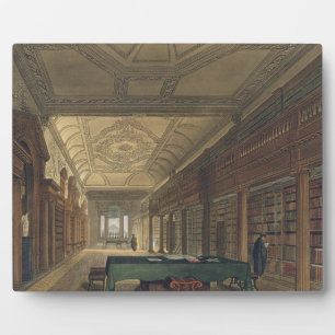 Plaque Photo Interior of the Library of Christ Church, illustra