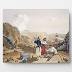 Plaque Photo Interior of the Mamelon Vert, plate from 'The Seat