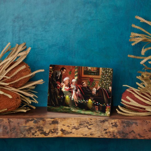 Plaque Photo Interlude de Christmas (Côté)