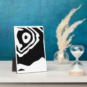 Plaque Photo Into Deep : Abstrait noir & blanc