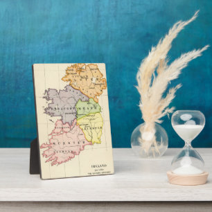 Plaque Photo Ireland Map