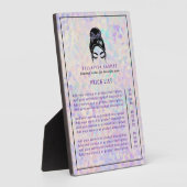 Plaque Photo Iridescen Updo Holographic Eyelashes Prix du servi (Côté)