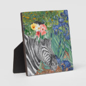 Plaque Photo Irises et Fancy Zebra de Van Gogh (Recto)