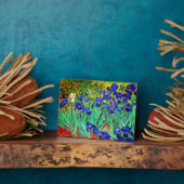 Plaque Photo Irises par Vincent Van Gogh (Côté)
