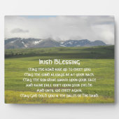 Plaque Photo Irish Blessing Green Valley Photo (Devant)